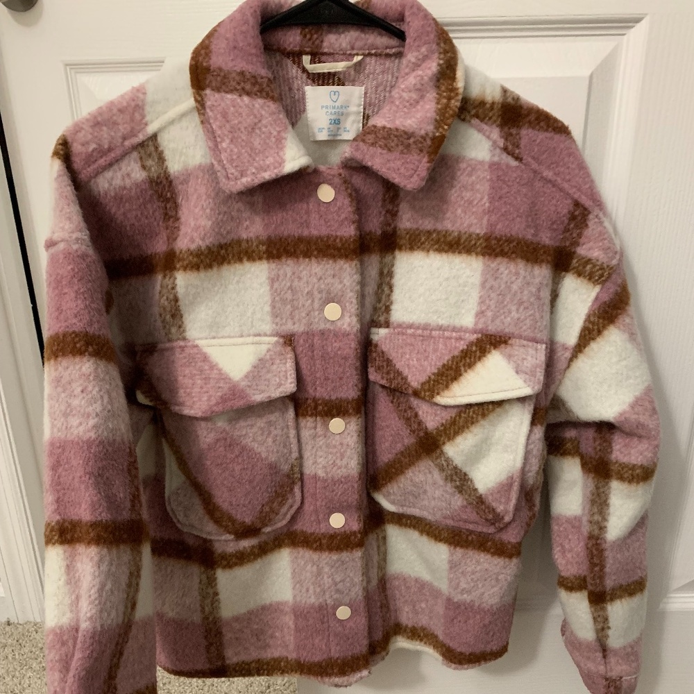 Primark Oversized Flannel Plaid Shacket - image 1